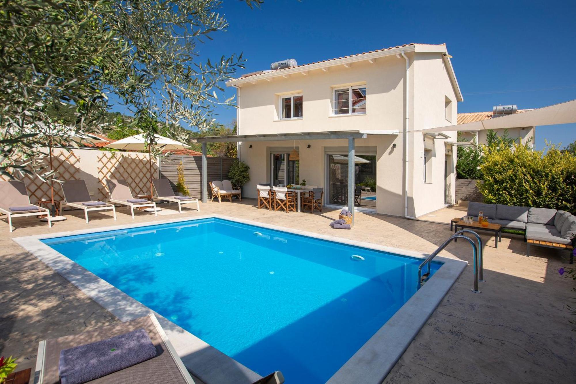 Grappolo Lefkada Villas - Vilana Ideal For Families And Small Groups Apolpaina Exteriör bild